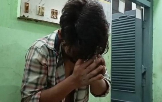 Thief caught red handed while robbing an under construction house Krishnanagar Thief caught red handed while robbing an under construction house Krishnanagar